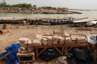 Salt sold in Mopti, Mali